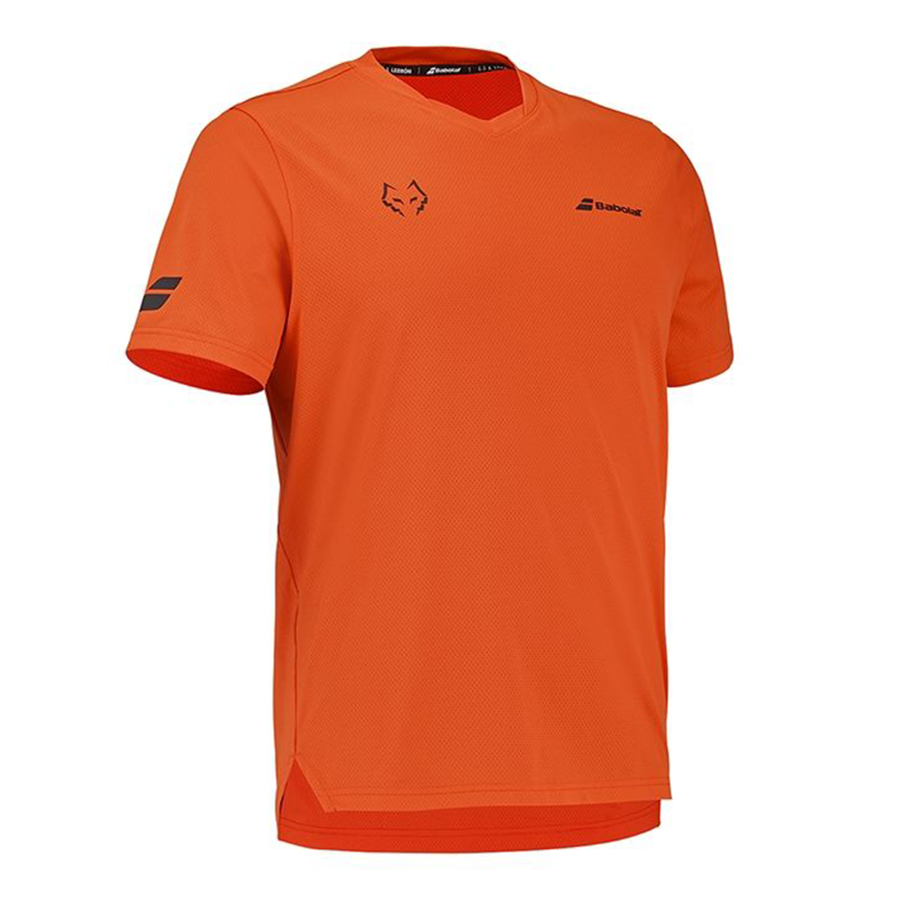 CREW NECK TEE - Red/Orange