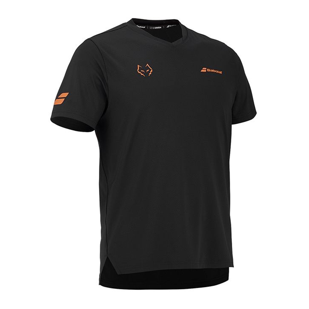 CREW NECK TEE - Black/Black